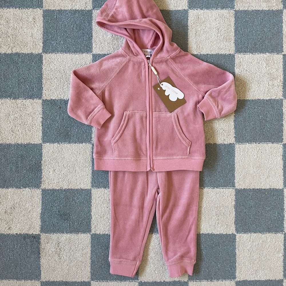 Angel Dear Velor Hoodie Set